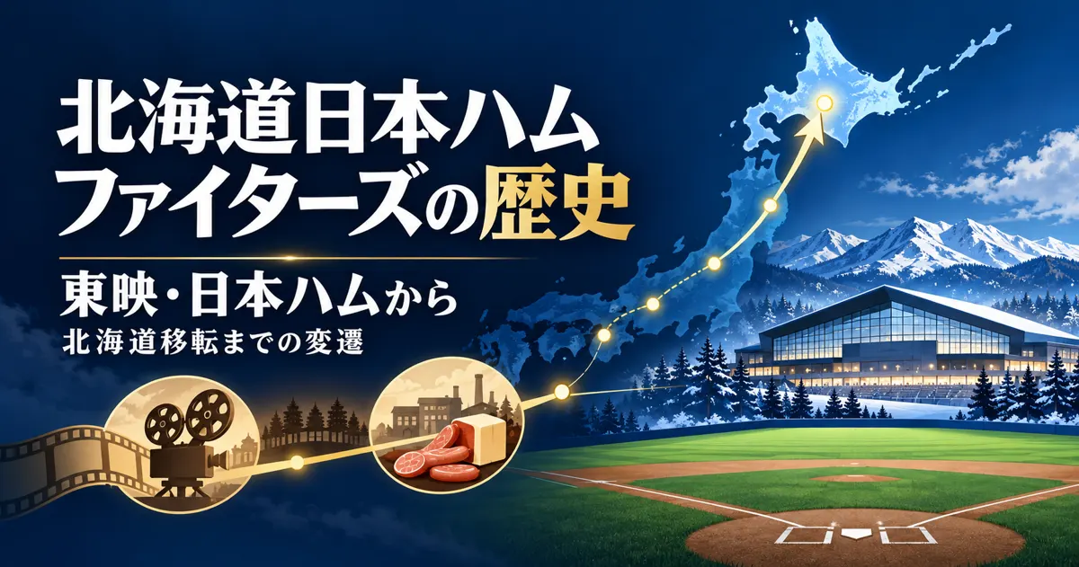 北海道日本ハムファイターズの歴史｜東映・日本ハムから北海道移転までの変遷