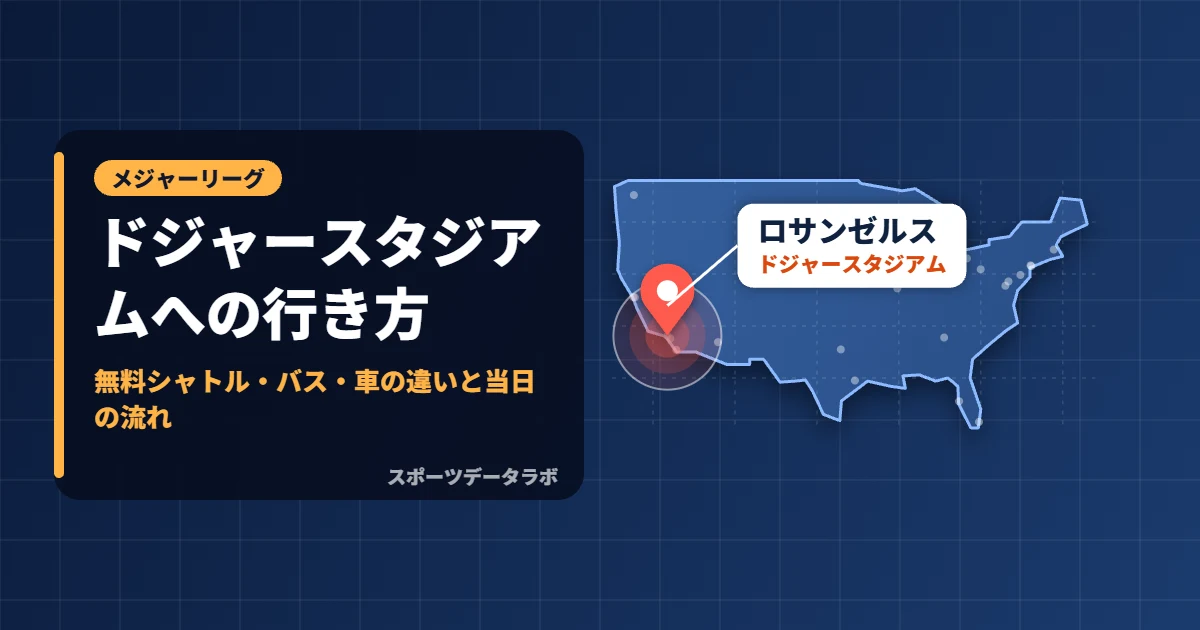 ドジャースタジアムへの行き方｜無料シャトル・バス・車の違いと当日の流れ