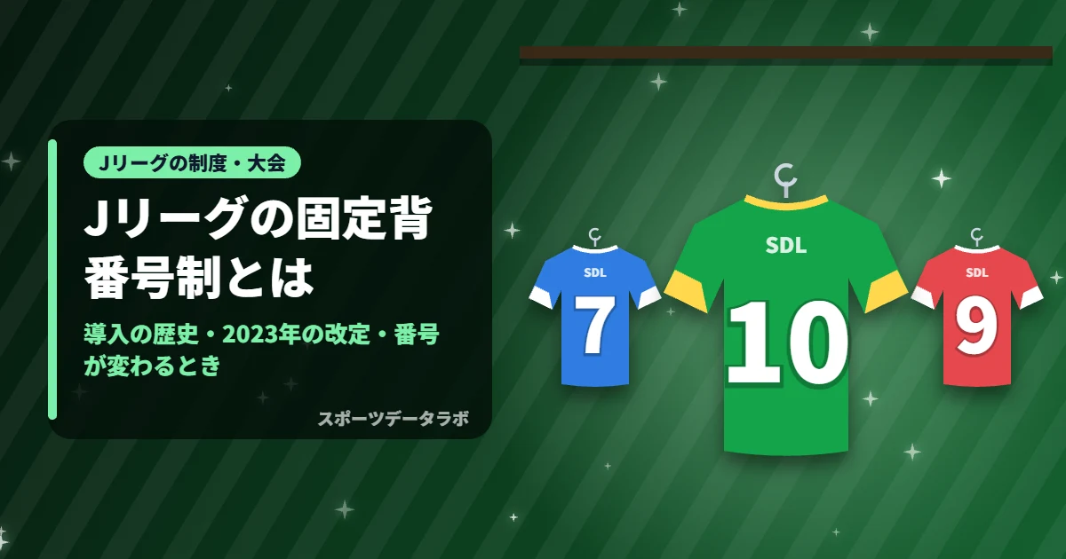 背番号入りユニフォームのイメージ